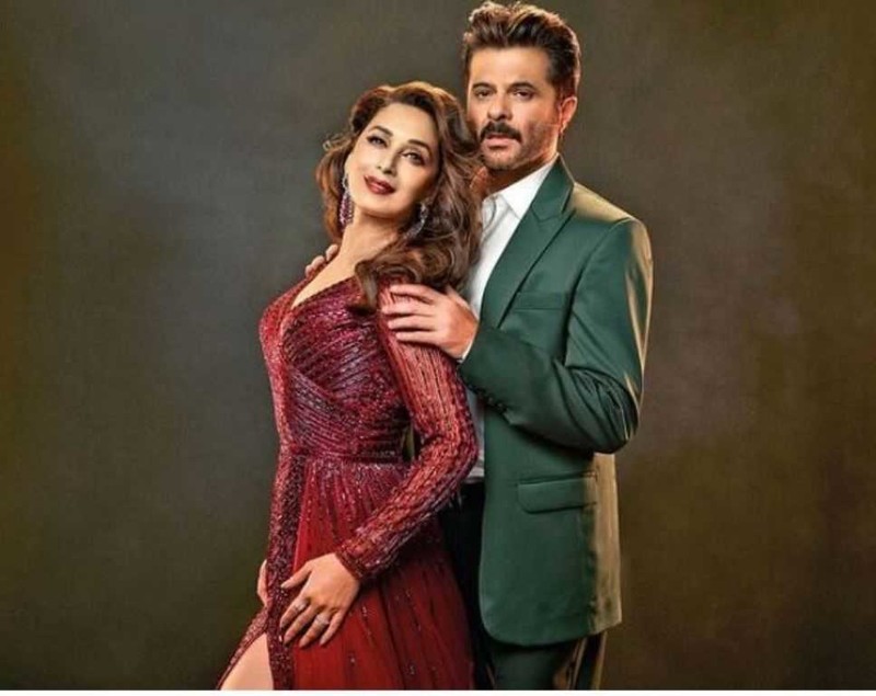 Madhuri Dixit and Anil Kapoor