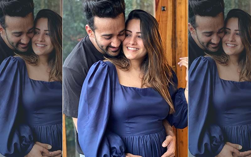 Preggers Anita Hassanandani Asks ‘Where Is Our Baby Going To Sleep?’; Shares A Glimpse Of Hubby Rohit Reddy Sleeping Next To Their Dog