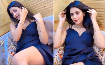 Anjali Arora Poses In A Thigh-High Slit Black Dress; Gets Trolled, Netizens Say, ‘Kuch Din Baad Pura Body Parts Bhi Dikha Dena’ 