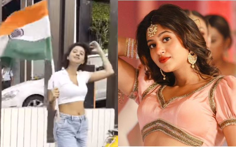 Anjali Arora Gets Brutally TROLLED For Wearing A Revealing Crop Top While Posing With National Flag: ‘Isne Toh Sari Had Par Kardi Asleelta Mai’-See VIDEO