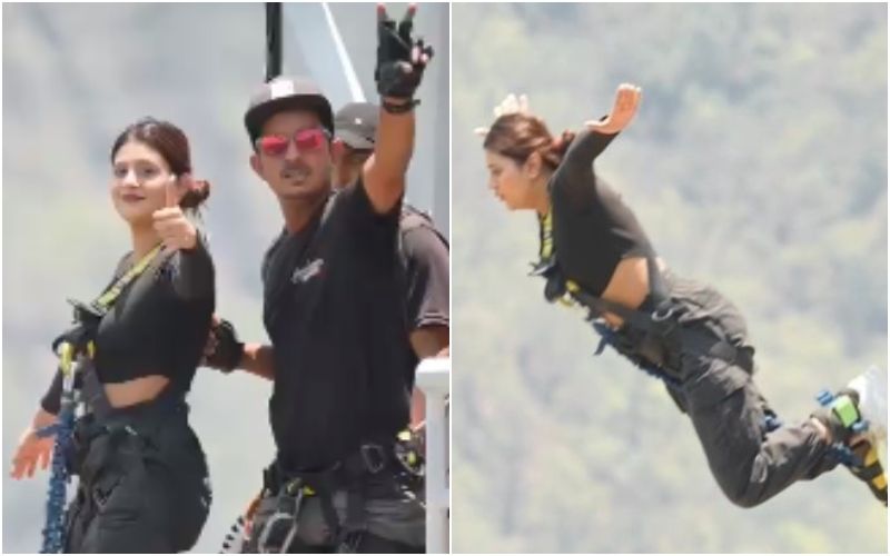 Anjali Arora Bungee Jumps From The HIGHEST Point In India; Leaves Fans With Goosebumps- Watch VIRAL Video