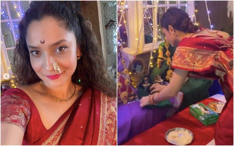 Ganesh Chaturthi 2020: Ankita Lokhande Shares Videos Performing Gauri Pujan And Mahalaxmi Pooja At Home – Watch