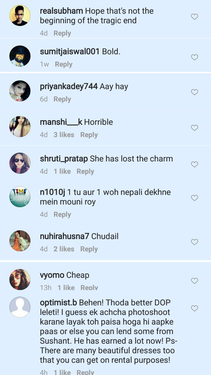 ankita lokhande trolled on instagram