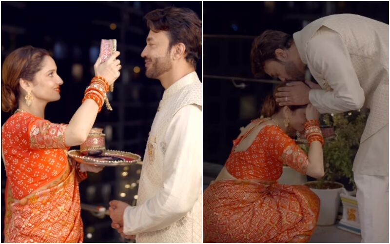 Ankita Lokhande-Vicky Jain Get BRUTALLY Trolled As They Celebrate Karwa Chauth 2023; Netizens Say, ‘He Shows Respect Only During Reels’