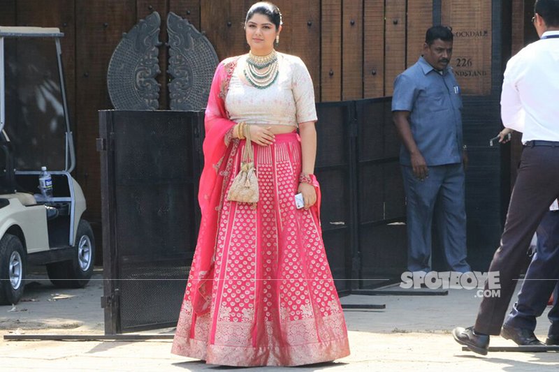 anshula kapoor at sonam kapoor wedding