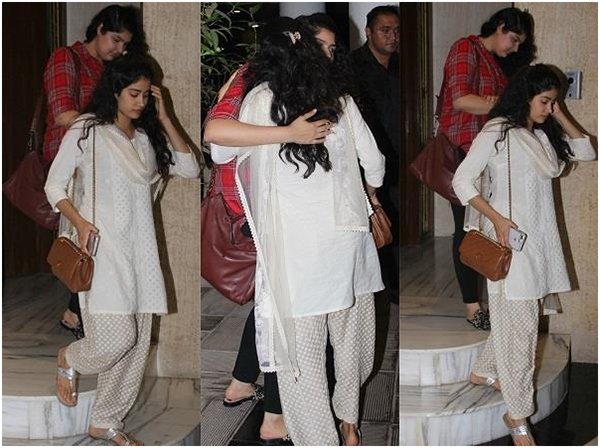 anshula with jhanvi kapoor anshula with jhanvi kapoor