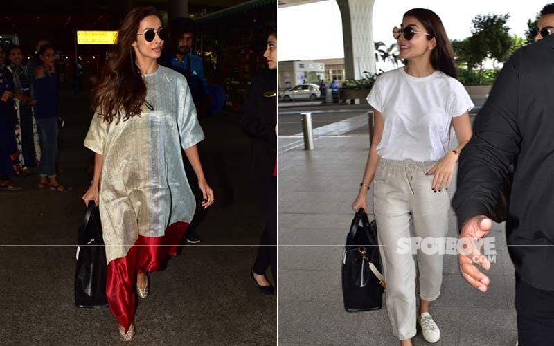 Anushka Sharma's Fendi handbag in these latest airport picture