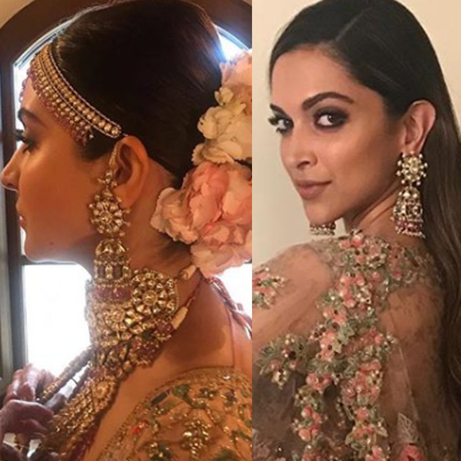 anushka sharma and deepika padukone wear the same earring