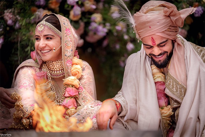 anushka sharma and virat kohli get married