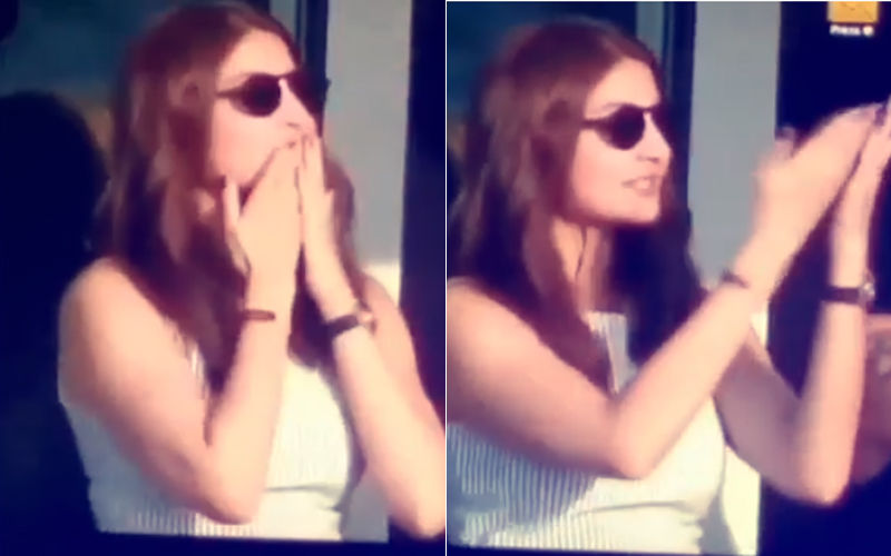 Video: Do Not Miss Anushka Sharma’s Flying Kisses To Hubby Virat Kohli From Pavilion