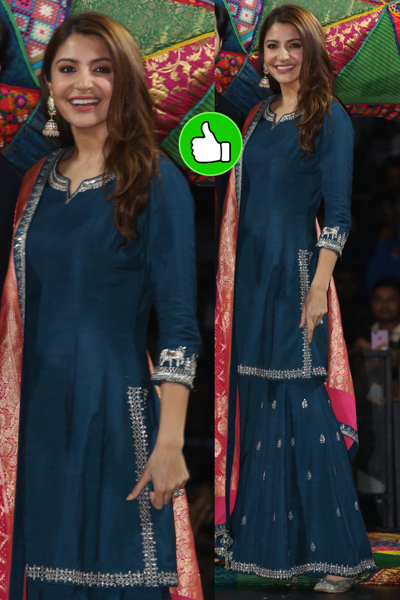 anushka sharma promotes sui dhaga in delhi anushka sharma promotes sui dhaga in delhi