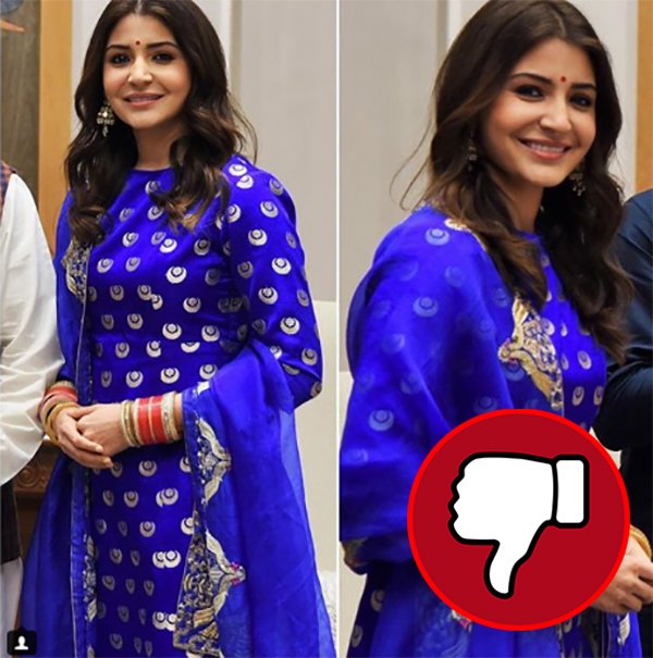 anushka sharma s indian attire fails to impress