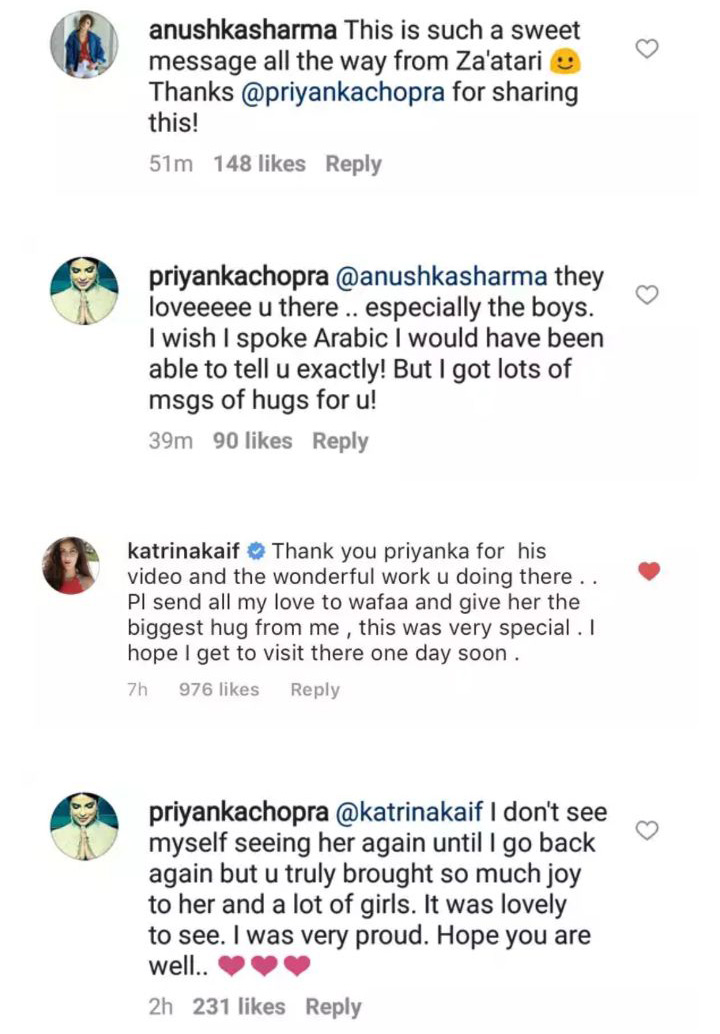 anushka sharma thanks priyanka chopra