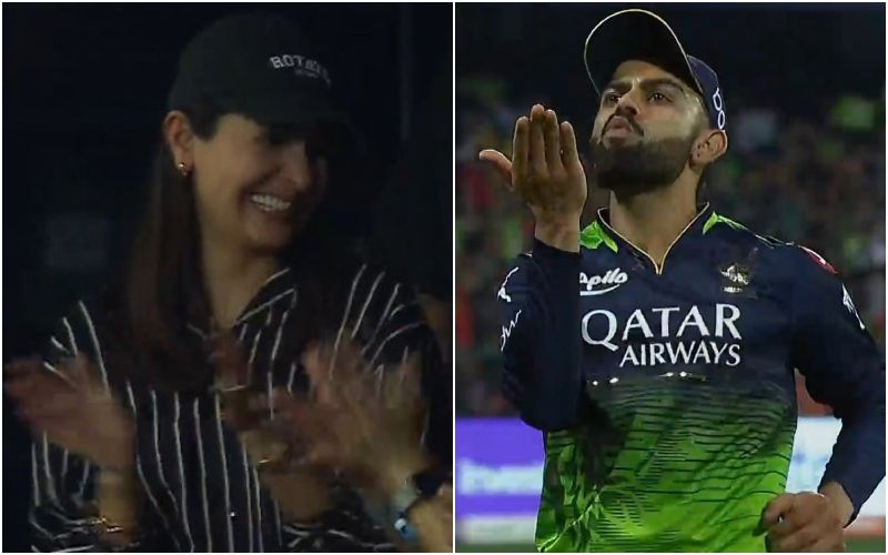 VIRAL! Virat Kohli Blows A Kiss To Wifey Anushka Sharma During The IPL Match, Gets Trolled; Netizens Say, ‘Please Give Him A Movie Role’
