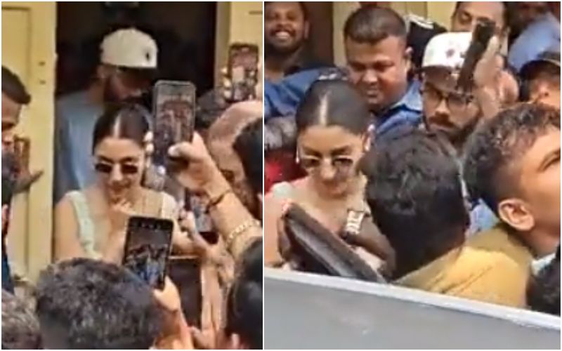 Anushka Sharma-Virat Kohli Get MOBBED By Fans While Leaving A Bengaluru Eatery With Her Parents- Watch VIRAL Video