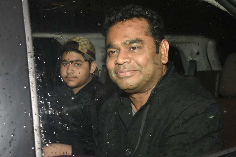 ar rahman poses for the media ar rahman poses for the media