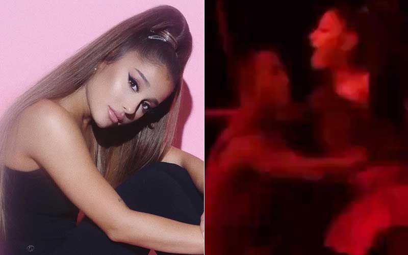 Ariana Grande Has An EPIC FALL On Stage While Performing At Amalie Arena; Laughs It Off – WATCH VIDEO