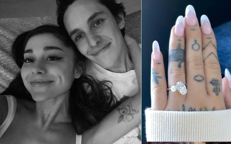 Ariana Grande Announces Her Engagement To Boyfriend Dalton Gomez; Excitedly Shows Off Her Massive Diamond Ring