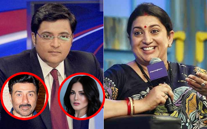 LOL! Smriti Irani Guffaws Over Arnab Goswami's Sunny Leone And Sunny Deol Mix-Up