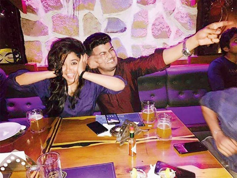 arpita tiwari with boyfriend pankaj jadhav