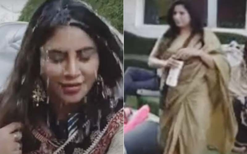 Bigg Boss 14: Arshi Khan Fumes In Anger After Sonali Phogat Throws Water On Her- Watch Video