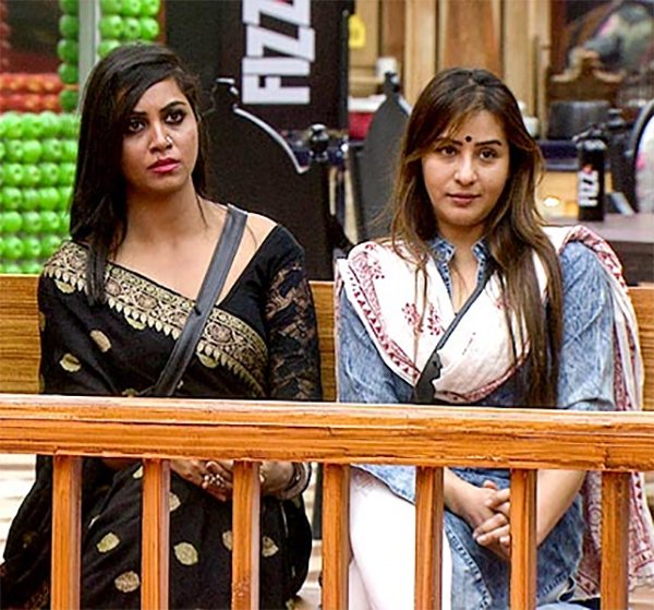 shilpa shinde and arshi khan in bigg boss 11