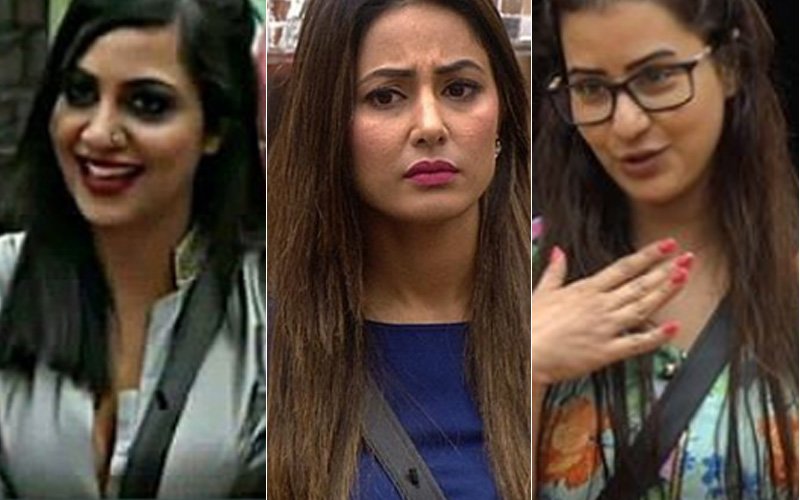 arshi khan hina khan and shilpa shinde