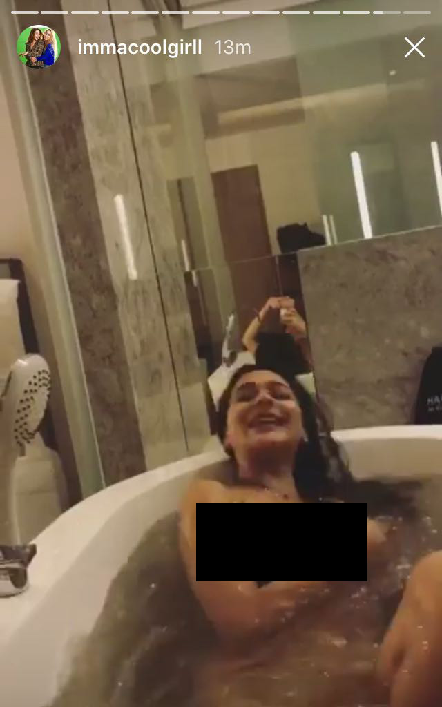 Sara Khan Model Indian Bathtub Video Xnxx - Sara Khan Goes Nude In A Bathtub; Video Deleted Later