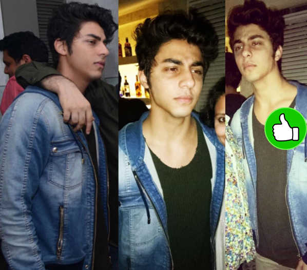 aryan khan spotted in a blue denim