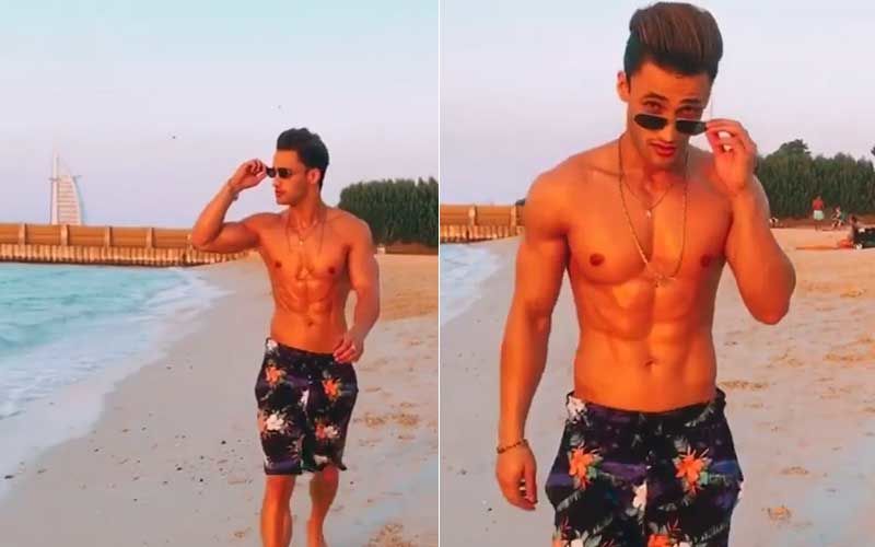 Bigg Boss 13’s Asim Riaz Flaunts His Chiseled Body And Washboard Abs As He Ramp Walks On A Beach In Dubai – VIDEO