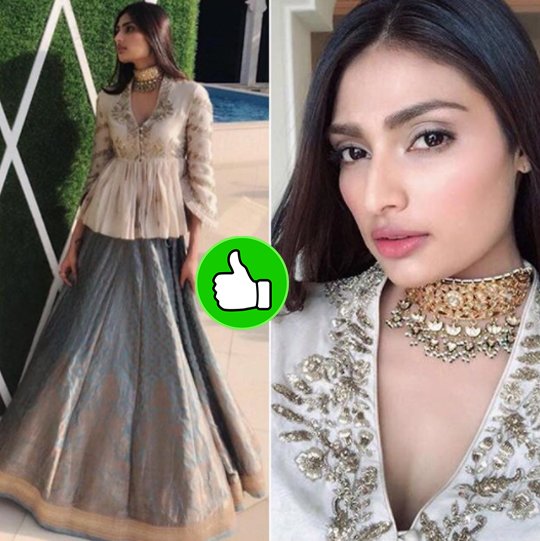 athiya shetty at mohit marwah wedding