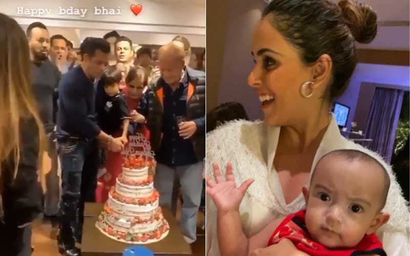 Salman Khan-Ayat Sharma Birthday Bash INSIDE PICTURES: Khans Host A Lavish Party For Superstar’s 55th And Ayat’s First Birthday At Panvel Farmhouse