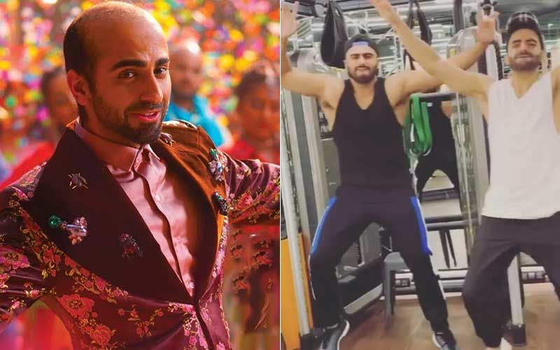 Ayushmann Khurrana's Don't Be Shy Challenge: Arjun Kapoor And Aparshakti Khurrana Break Into A Groove Mid-Workout; Nail It