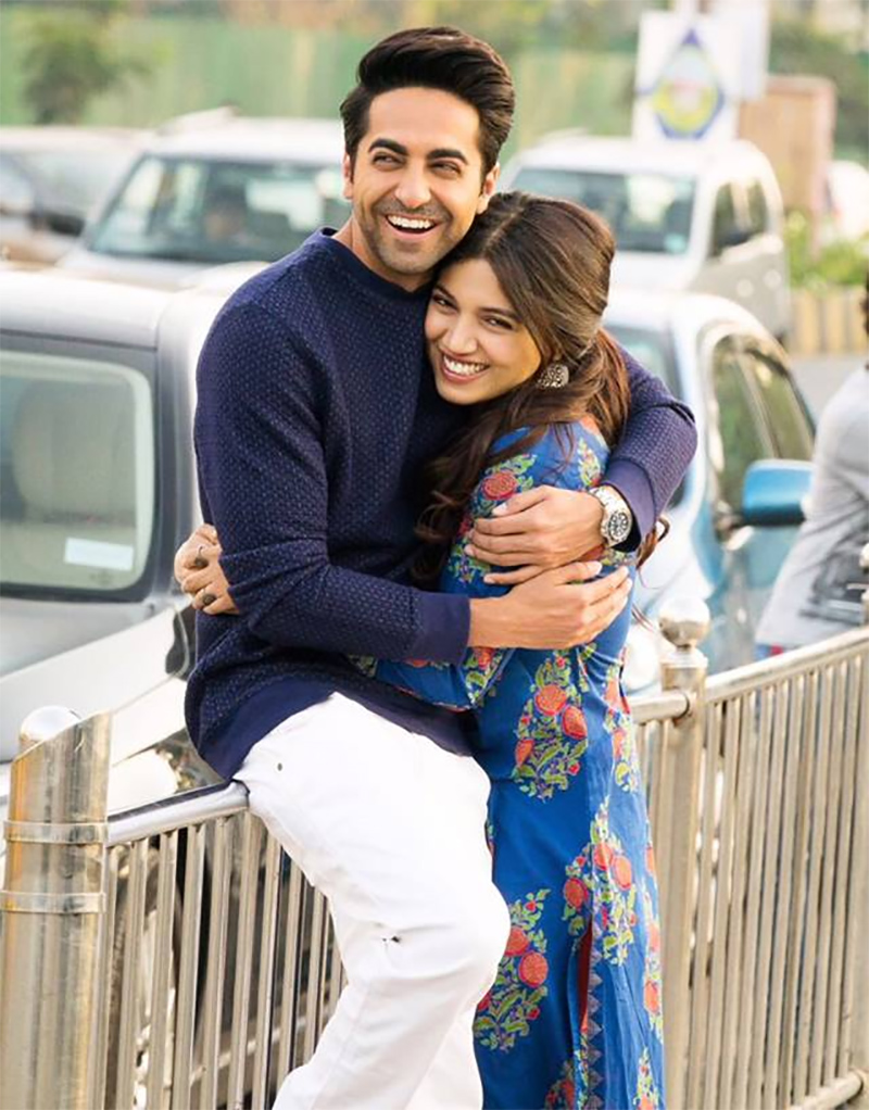 ayushmann khurana and bhumi pednekar in shubh mangal saavdhan