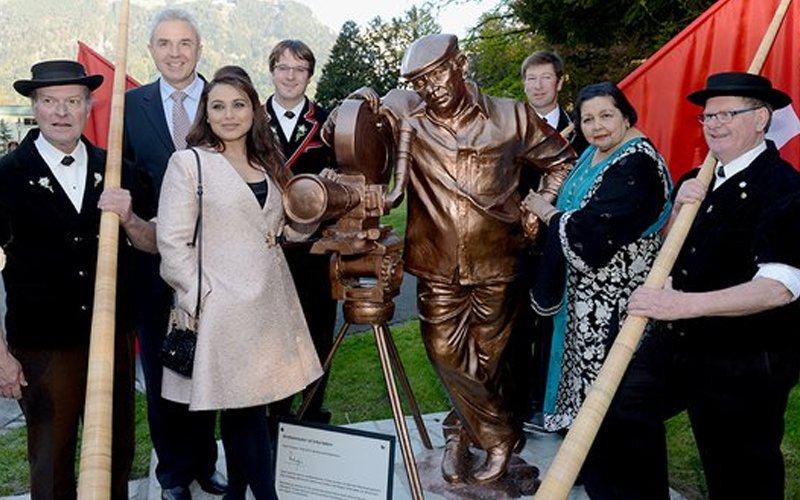 Swiss Government honours Yash Chopra with a special statue