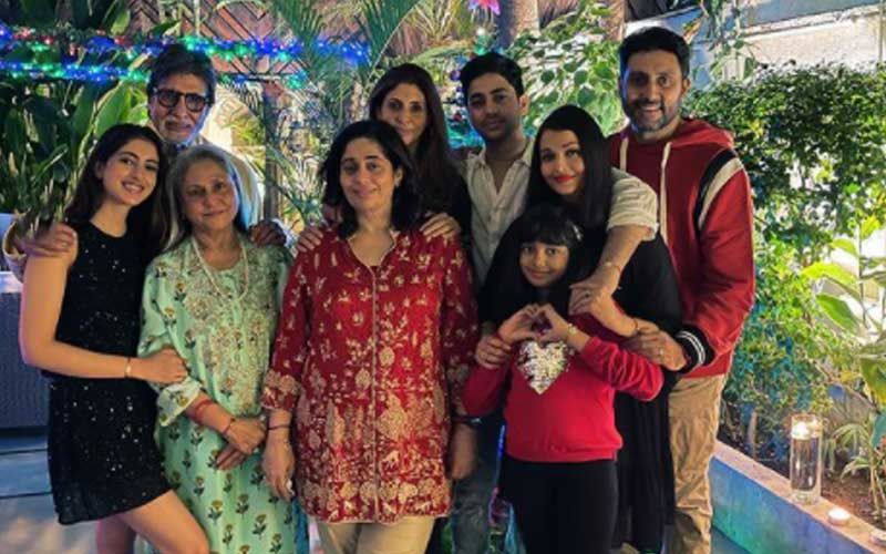 Merry Christmas 2020: Navya Nanda Drops Pictures Of Bachchan Parivaar's Xmas Dinner; Aishwarya, Abhishek, Aaradhya, Big B, Jaya Bachchan All In One Frame