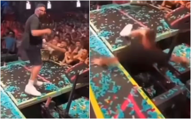 Badshah TRIPS And Falls From Stage During A Live Concert Claims VIRAL Video; Rapper Issues Clarification- READ TWEET