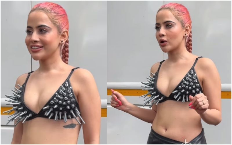 Uorfi Javed goes viral YET AGAIN as she wears croissants for a bra - Masala