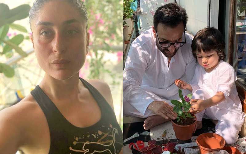 Coronavirus Lockdown: Saif Ali Khan Coaxing Kareena Kapoor Khan To Give Some Yoga Lessons, Says ' Chasing Taimur Is Also A Good Workout'