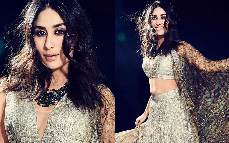 800px x 500px - Kareena Kapoor Khan Looks Like A Vision In A Silver Crushed Zari Lehenga,  But It's Her Adaayein That Scream For Attention