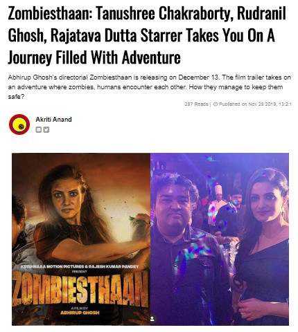 Tnusree Chakraborty: I said yes to Zombiesthaan because I ...