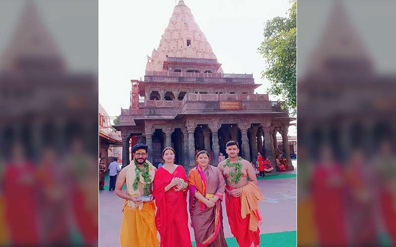 Raj Chakraborty, Subhashree Ganguly Seeks Blessings At Mahakal Temple In Ujjain
