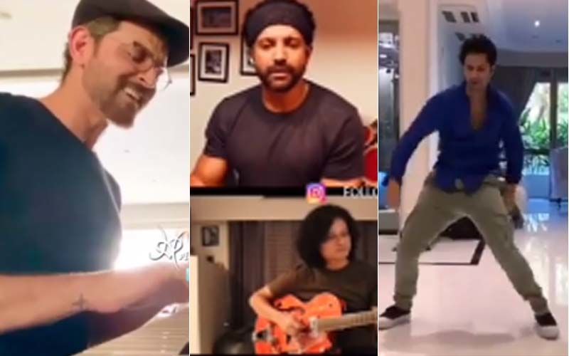 I For India: Hrithik Roshan Plays The Piano While Singing; Farhan Akhtar  Jams With The Boys, Varun Dhawan Busts Some Cool Moves - VIDEOS