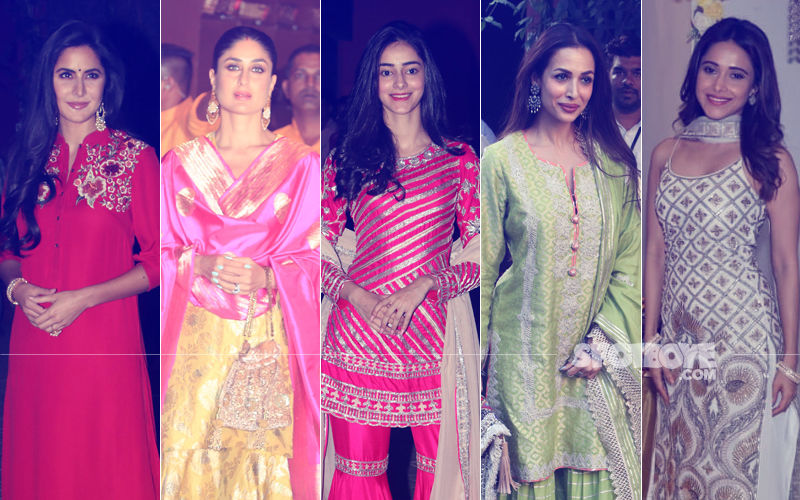 BEST DRESSED & WORST DRESSED At Ganesh Chaturthi Celebrations: Katrina Kaif, Kareena Kapoor, Ananya Panday, Malaika Arora Or Nushrat Bharucha?