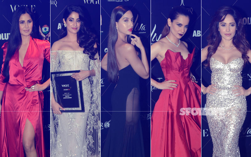 BEST DRESSED & WORST DRESSED At Vogue Beauty Awards, 2018:  Katrina Kaif, Janhvi Kapoor, Nushrat Bharucha, Nora Fatehi Or Kangana Ranaut?