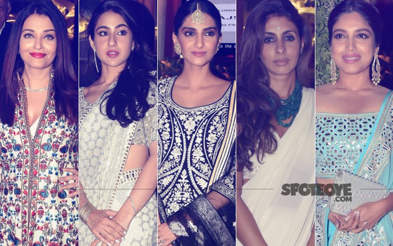 BEST DRESSED & WORST DRESSED At Sandeep Khosla's Niece's Sangeet: Aishwarya Rai, Sara Ali Khan, Sonam Kapoor, Shweta Bachchan Nanda Or Bhumi Pednekar?