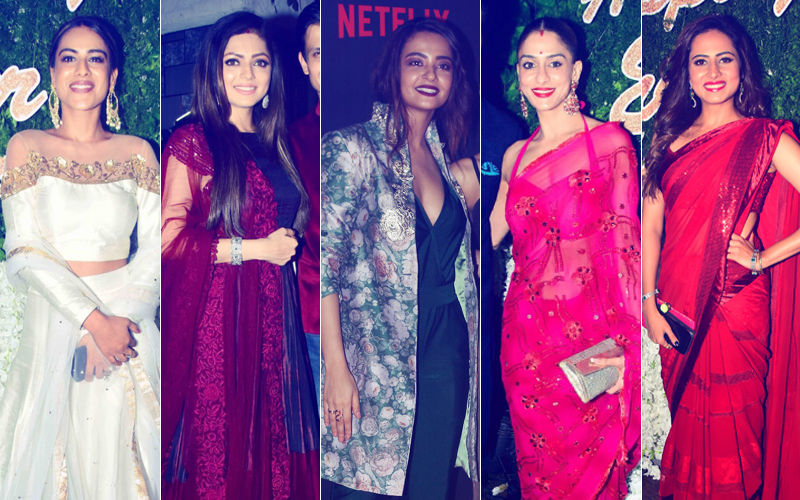 BEST DRESSED & WORST DRESSED At Rubina Dilaik-Abhinav Shukla’s Reception: Nia Sharma, Drashti Dhami, Surveen Chawla, Shilpa Saklani Or Sargun Mehta?