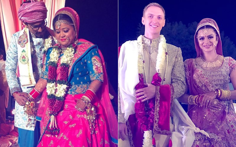 10 Beautiful Moments From Bharti Singh-Haarsh Limbachiyaa, Aashka Goradia-Brent Goble’s Weddings