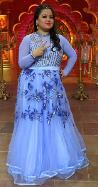 bharti singh poses for a candid picture