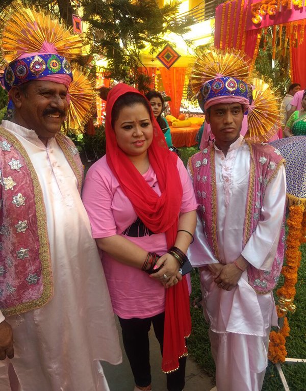 bharti singh gets ready for her mehendi ceremony